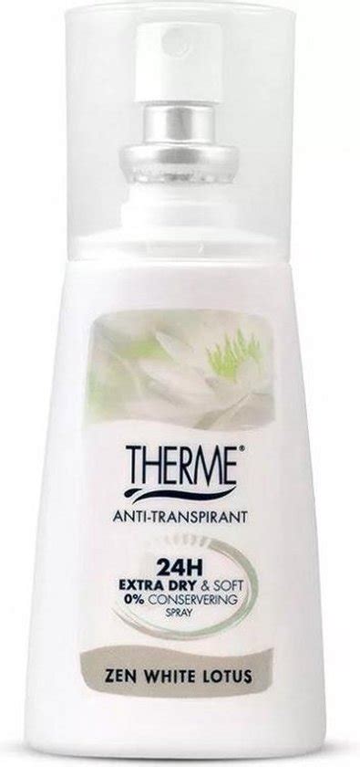 Therme Anti Transpirant Zen White Lotus 75 Ml Deodorant Bol