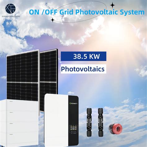 On Grid Photovoltaic Energy Storage System With Solis Inverter 38 5kw