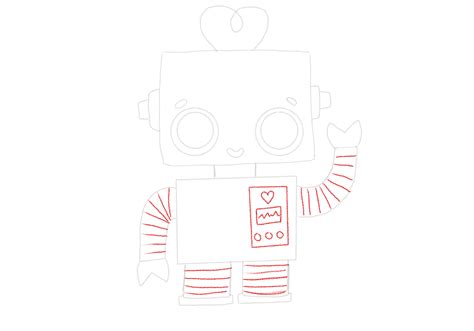 How To Draw A Robot Design School
