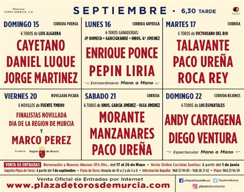 Antonio Puerta Novillero Triunfador Feria Taurina De Murcia