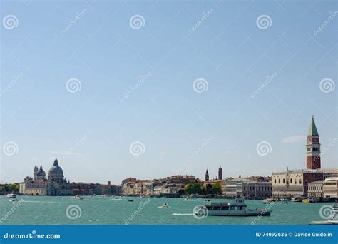 Venice Panorama Italy Editorial Image Image Of Architecture 74092635