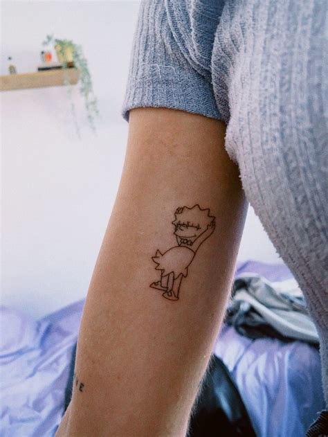 Lisa Simpson Tatto Idea Inspo Lisa Tatuaje Aesthetic Ideas De