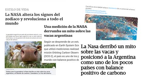 No Creas Todo Lo Que Dice Que La Nasa Lo Dijo Las Desinformaciones M S