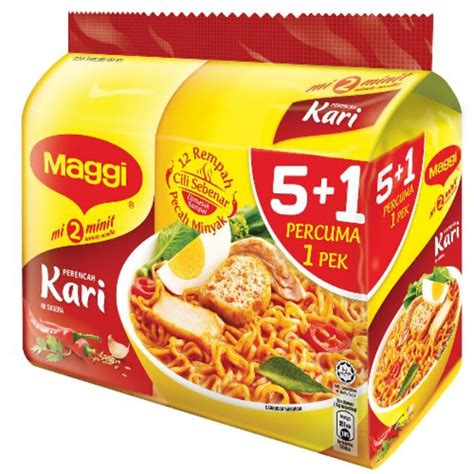 Maggi 2 Minute Noodles Kari 51 X 79g Multipack Shopee Malaysia