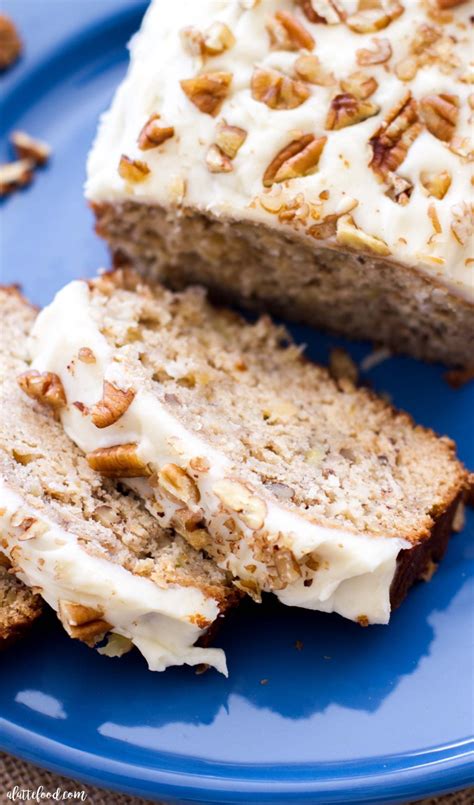 Hummingbird Bread With Cream Cheese Frosting A Latte Food