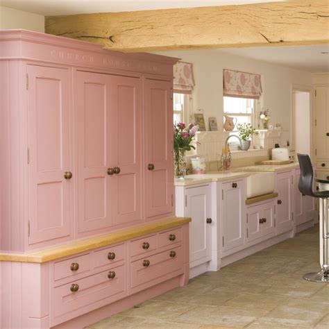 Pink Kitchen Ideas From Cabinets In Soft Blush And Powder Pinks To