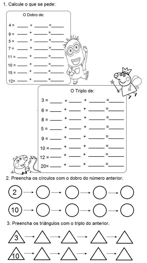 Pin de cleyciane araujo em Atividades pré escolares Atividades de