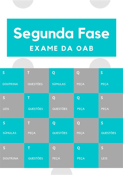 Cronograma De Estudos Oab Crie Seu Pr Prio Roteiro