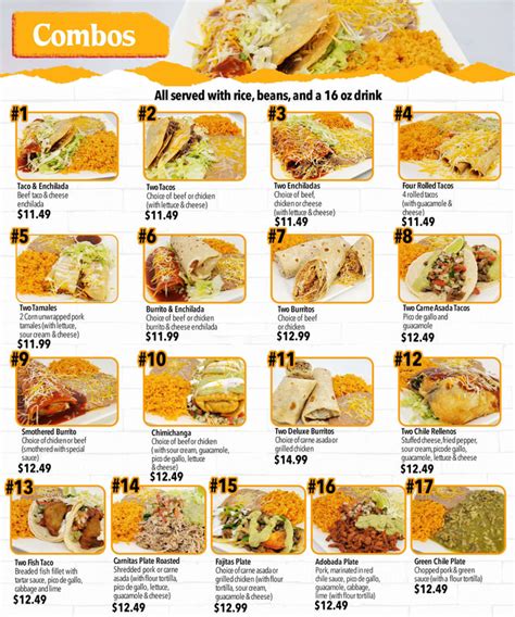 Menu D Leon S Taco Rico