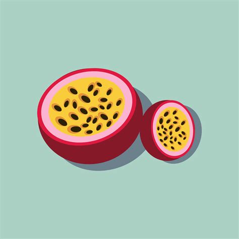 Passion Fruit Vector Or Color Illustration 34513538 Vector Art At Vecteezy