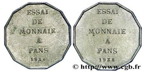 Essai de fabrication de monnaie à 12 pans France Numista