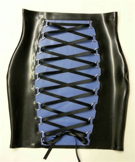 Latex High Waist Corset Skirt Fetasia Latex