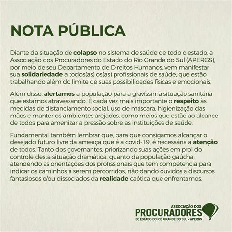 Nota P Blica Sobre A Situa O Atual Da Pandemia Associa O Dos