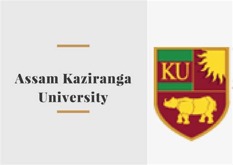 Assam Kaziranga University Admission Process 2020