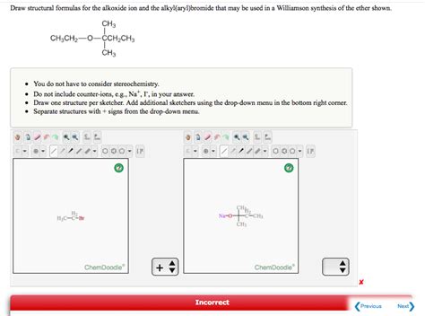 Solved Draw structural formulas for the alkoxide ion and the | Chegg.com