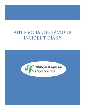 Fillable Online Antisocial Behaviour Reports Per Year In Milton Keynes