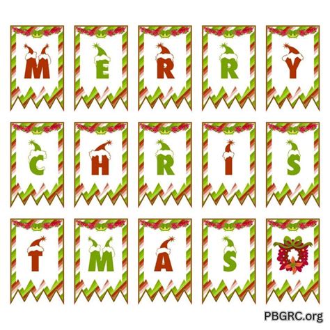 11 Best Printable Decorative Merry Christmas Banners 2023 Free Download