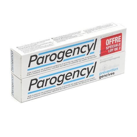 Parogencyl Blancheur Dentifrice Pr Vention Gencives Taches Dentaires