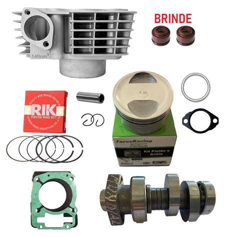 Kit Cilindro Mm P Honda Cg Titan Cc Comando Preparado Shopee