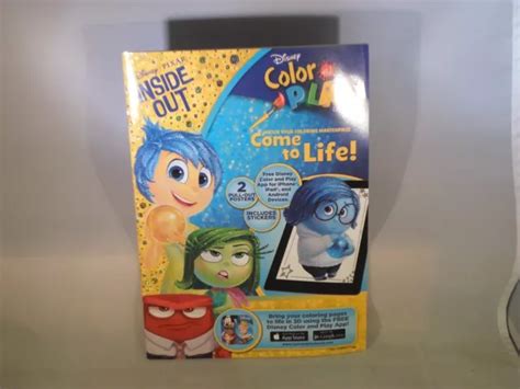 New Disney Pixar Inside Out Book Stickers And Coloring Book Hours Of