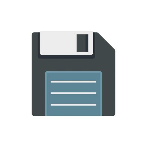 Premium Vector Floppy Disk Icon Flat Illustration Of Floppy Disk