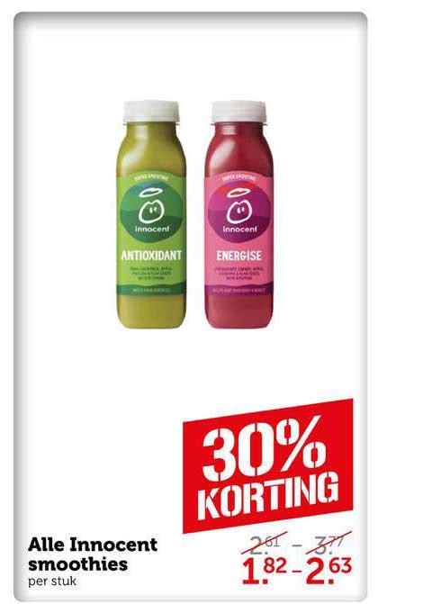 Alle Innocent Smoothies Aanbieding Bij Coop Compact Folders Nl