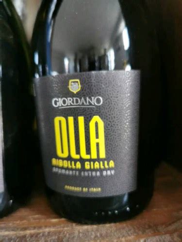 Giordano Olla Ribolla Gialla Spumante Extra Dry Vivino