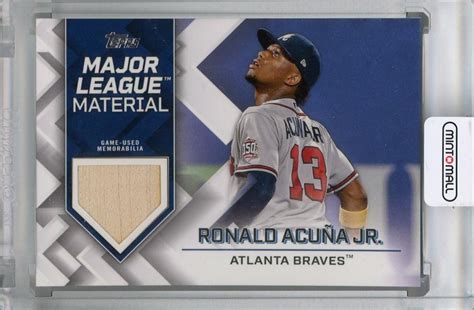 Mint Topps Series Ronald Acuna Jr Material