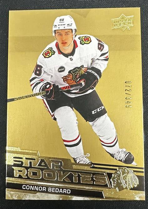 2023 Upper Deck Star Rookies Box Set 1 Connor Bedard Gold Rookie RC