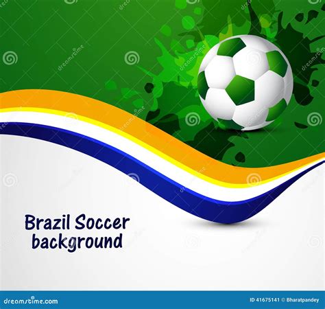 Brazil Map In The Colors Of The Flag Vector Illustration ...