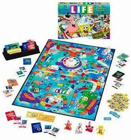Amazon Hasbro The Game Of Life Bikini Bottom SpongeBob SquarePants Edition Toys Games