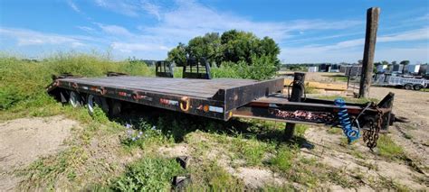 1998 8.5x20 Towmaster Trailers T-40 Deckover Trailer USED in Edgerton ...