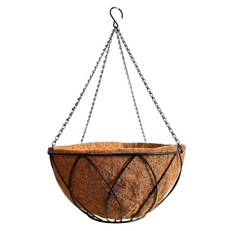 Pride Garden Products 20 In Devon Hanging Basket With AquaSav Coconut