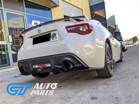 Sti Style Rear Bumper Diffuser For 2017 2019 Toyota 86 Ft86 Ct Autoparts