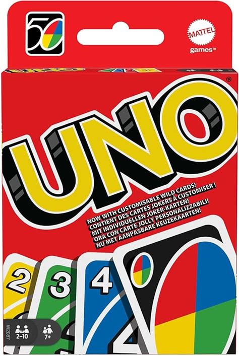 Mattel Games Uno Original Juego De Cartas Familiar Cl Sico