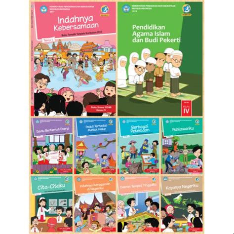 Jual Buku Paket Tematik Sd Kelas 4 Tema 123456789 Agama Islam