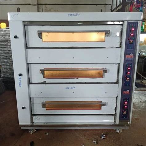 Biscuit Cookies 3 Deck Gas Oven 2 Tray Per Deck At Rs 160000 In