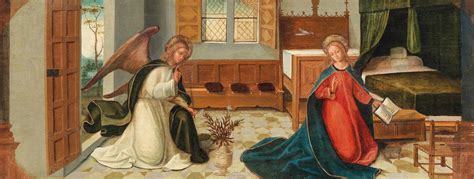 Solve Gandolfino Dasti Annunciation Jigsaw Puzzle Online With Pieces