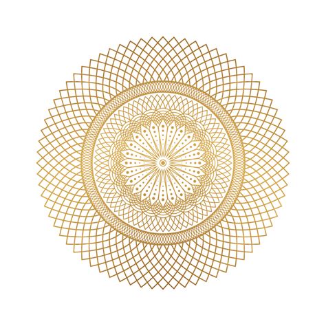 Luxury Ornamental Mandala Vector Png Images Luxury Gold Mandala Design