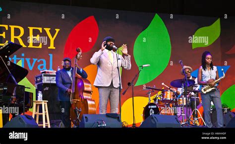 GREGORY PORTER SINGS On The Jimmy Lyons Stage During The 59th MONTEREY