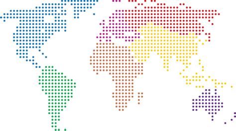 Colorful World Map Vector Art Png Images Free Download On Pngtree