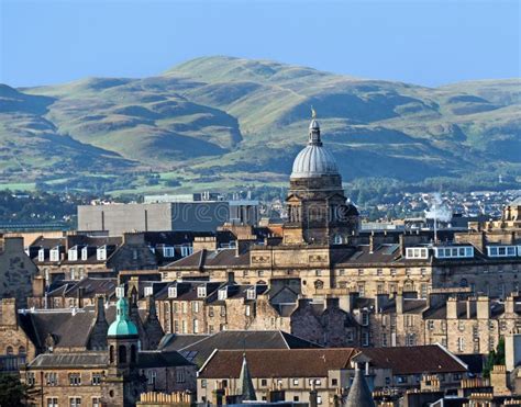 Edinburgh skyline stock photo. Image of dome, skyline - 101524678