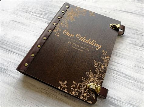 Wedding Photo Album Personalized Photo Album Custom Wedding Etsy