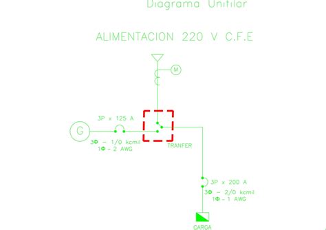 Diagrama Unifilar En Autocad Descargar Cad Gratis 12365 Kb Bibliocad