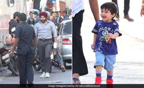 Taimur Saif Ali Khans Little Visitor On The Sets Of Sacred Games 2