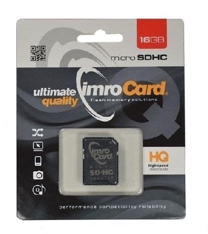 Karta pamięci do aparatu Imro Karta pamięci 16GB MICRO SD CLASS 6