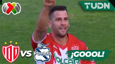 EDGAR MENDEZ SE MANDÓ UN GOLAZO Necaxa 1 2 Puebla AP2023 J12