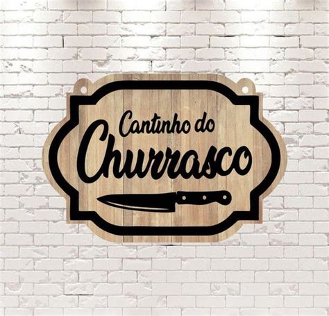 Placa Decorativa Cantinho Do Churrasco Mod 8 Elo7 Em 2024