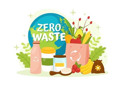 Premium Vector Zero Waste Illustration Of Eco Friendly With