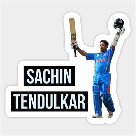 Sachin Tendulkar Stickers Sticker in 2024 | Sachin tendulkar, Cricket ...